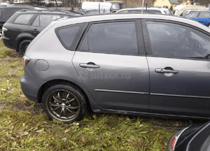 Mazda 3 BK 03-09 drzwi lewy tył tylne lewe przednie  w kolor 32s  szyba lampa 5