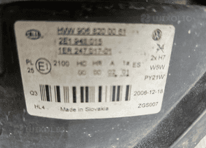 VW Crafter lampa przód przednia EU  lewa 5
