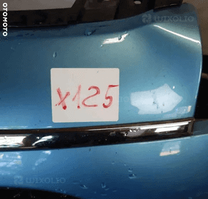 Zderzak przód przedni do citroen C4 picasso knyc błękitny halogeny 4