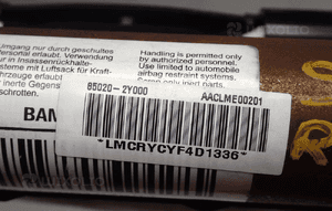 KURTYNA POWIETRZNA LEWA / PRAWA HYUNDAI IX35 85010-2Y000 / 85020-2Y000 3