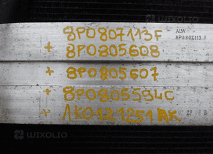 Pas przedni chłodnice wentylator audi A3 8P lift  8P0807113F  8P0805608 4
