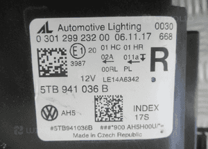 Lampa przednia przód prawa vw touran ii 2 full led 5TB 2015- 21