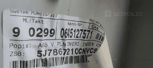 Tapicerka boczek drzwi prawy tył tylna prawa Skoda Roomster 5J7867212 6