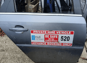 Opel Vectra C lift Z163 drzwi tyl prawe lewe HB 6