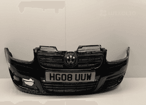 Zderzak przód przedni vw volkswagen golf 5 v gt LC9Z czarny halogeny 1