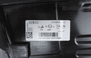 Lampa lewy przód przednia iveco stralis H7 led 58024392800 11