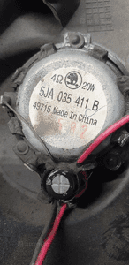 Głośnik drzwi osłona lusterka lewa Skoda Rapid 5JA837973B 5