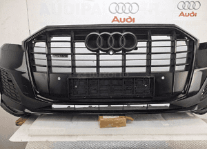 Zderzak audi Q7 4M ii 4M0 s-line lift po liftingu 2019-2024 black oe aso 2