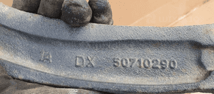 Wahacz prawy przód przedni Fiat 500 50710290 5