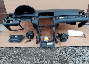 Konsola AIRBAG pasy poduszki sensor BMW 3 E46 komplet 10