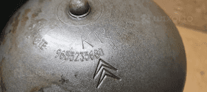 Sfera zawieszenia gruszka przód Citroen C5 III 9655235680 6