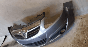 Zderzak przód przedni opel corsa d Z163 szary halogeny 3