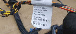 Wiązka instalacja drzwi lewy przód VW Touareg 7L6971120 6