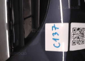 Zderzak przód przedni opel corsa d Z168 szary grafitowy lekko uszkodzony dołem ! 6