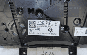 Licznik zegary vw sportsvan 517 25854KM 517920740D 5