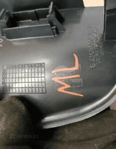 Osłona zaślepka deski konsoli Mercedes ML W163 A1636804236 6