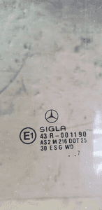 Szyba lewy tył tylna lewa Mercedes W210 Kombi 4