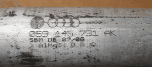 Przewód wąż rura intercoolera Audi A6 C6 2.7 TDI 059145731AK 5