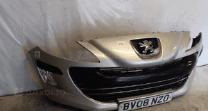 Zderzak przód przedni peugeot 308 ezrc srebrny  halogeny 3