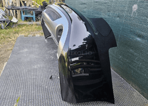 Zderzak Tyl Tylny S-Line Czarny LY9B Dyfuzor Dwa Wydechy Czujniki PDC Audi A4 B8 Avant Kombi 09r 13