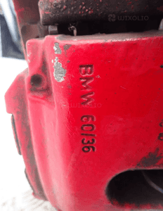 PIASTA ZWROTNICA  LEWY  PRZOD  ZACISK  BWM 5 GT  60/36 6