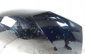 Mitsubishi outlander ii lift 2010- maska pokrywa silnika 11
