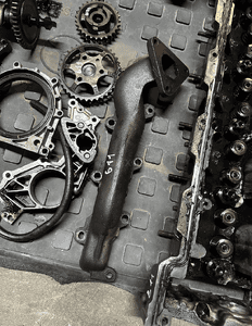 mercedes om611 c 203 Misa wał blok silnik  głowica listwa kolektor wałek 4