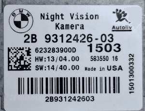 BMW 6 F01 F02 F04 F06 F12 F13 LCI LIFT Kamerka NIGHT VISION 9312426 5