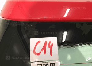 Klapa tył tylna bagażnika do opel zafira b Y547 czerwony 2