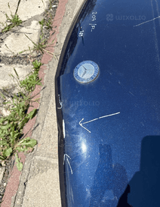MERCEDES C 204  maska lift  aluminium zamek maski wyciszenie 6