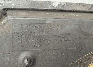 Bmw E65 płyta osłona skrzyni podwozia 714662907 9