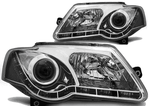 Lampy Reflektory DRL VW PASSAT B6 3C 05-10 Rok 2