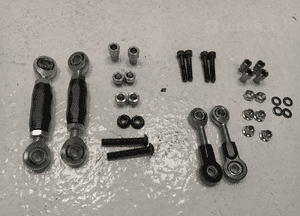 CAN-AM MAVERICK X3 ZESTAW ŁĄCZNIKA STABILIZATORA PRZÓD PRZEDNI TYŁ TYLNY HEAVY DUTY UNIBALE TUNINGOWE NOWY KOMPLET 2