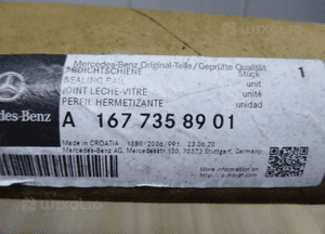 Prowadnica szyby drzwi lewych tył Mercedes GLE-Class W167 A1677358901 7