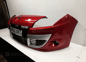 Zderzak przód przedni renault scenic 3 iii tennj bordo bordowy halogeny 3