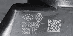 Klakson sygnał dźwiękowy renault zoe ii 256107202R 2019-2024 4