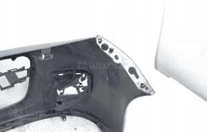 Peugeot 207 lift 2009- zderzak przód przedni 9688071577 9