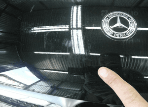 Mercedes W247 amg b klasa lift nowy komp z 6PDC i kamerą zderzak przedni 11