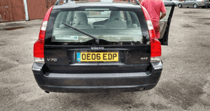 zderzak tył volvo v 70 lift chrom kolor 429 1