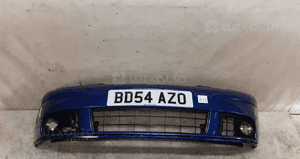 Zderzak przód przedni do volkswagen vw golf v 5 xenon spryskiwacze halogeny kod kolor LD5Q niebieski 1