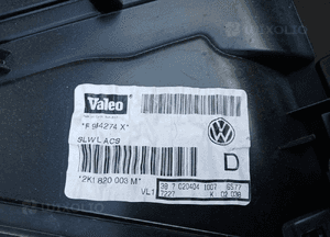Nagrzewnica dmuchawa powietrza VW Caddy III 2K1820003M 8