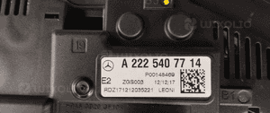 Mercedes s222 w222 s63 skrzynka bezpieczników rozdzielacz prądu 2