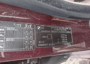 Maska pokrywa silnika bmw 5 E60 E61 03-10 A39/3 w kolor 7