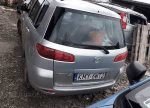 Mazda 2 dy 02-07 klapa tylna z szyba  w kolor 22V pas zderzak błotnik belka Szyba drzwi tył 10