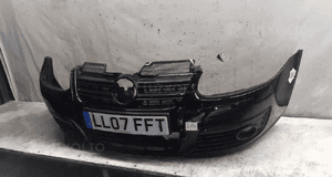 Zderzak przód przedni vw volkswagen golf 5 v gt gti LC9Z czarny halogeny 3