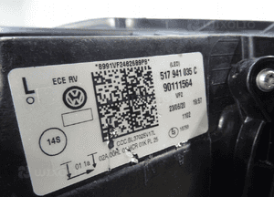 Vw golf 7 vii lampa lewa full led 517941035C lift 7