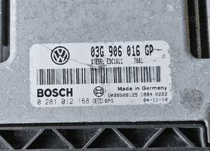 VW Caddy 2.0 SDI komputer sterownik silnika 03G906016GP 1
