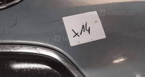 Zderzak przód przedni ford mondeo MK.4 4 iv 86 błękitny halogeny 2