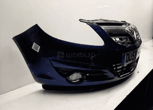 Zderzak przód przedni opel corsa d Z21B granat granatowy halogeny 5