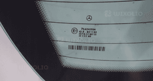 Szyba tył tylna mercedes c W203 sedan 5
